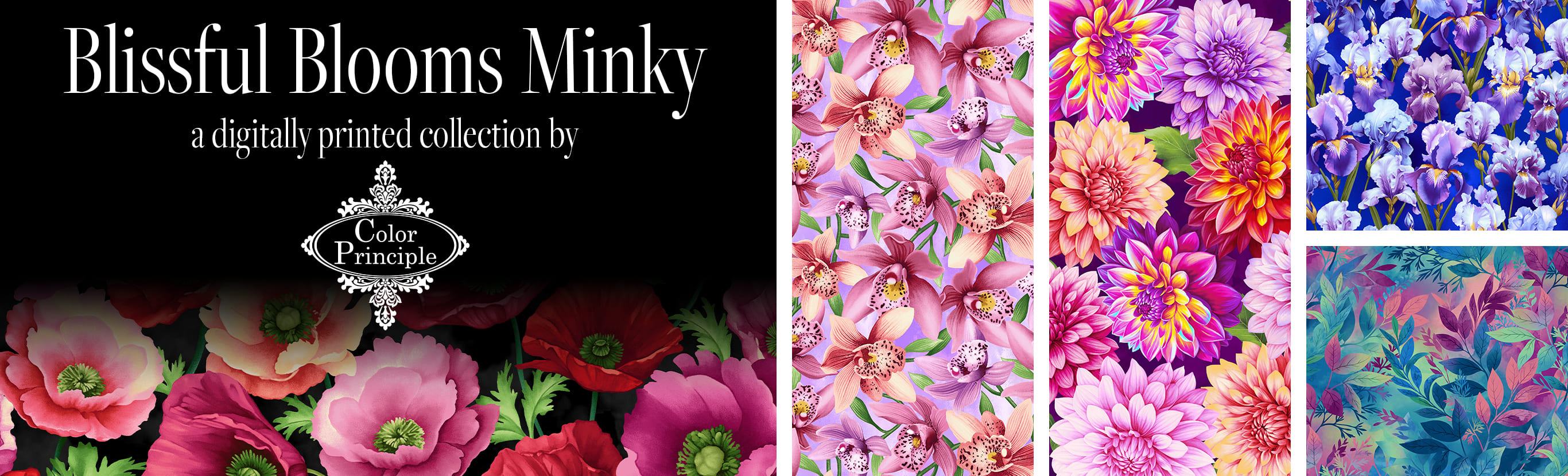 Blissful Blooms Minky